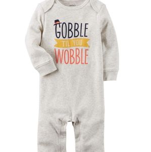 Grey Thanksgiving One Piece